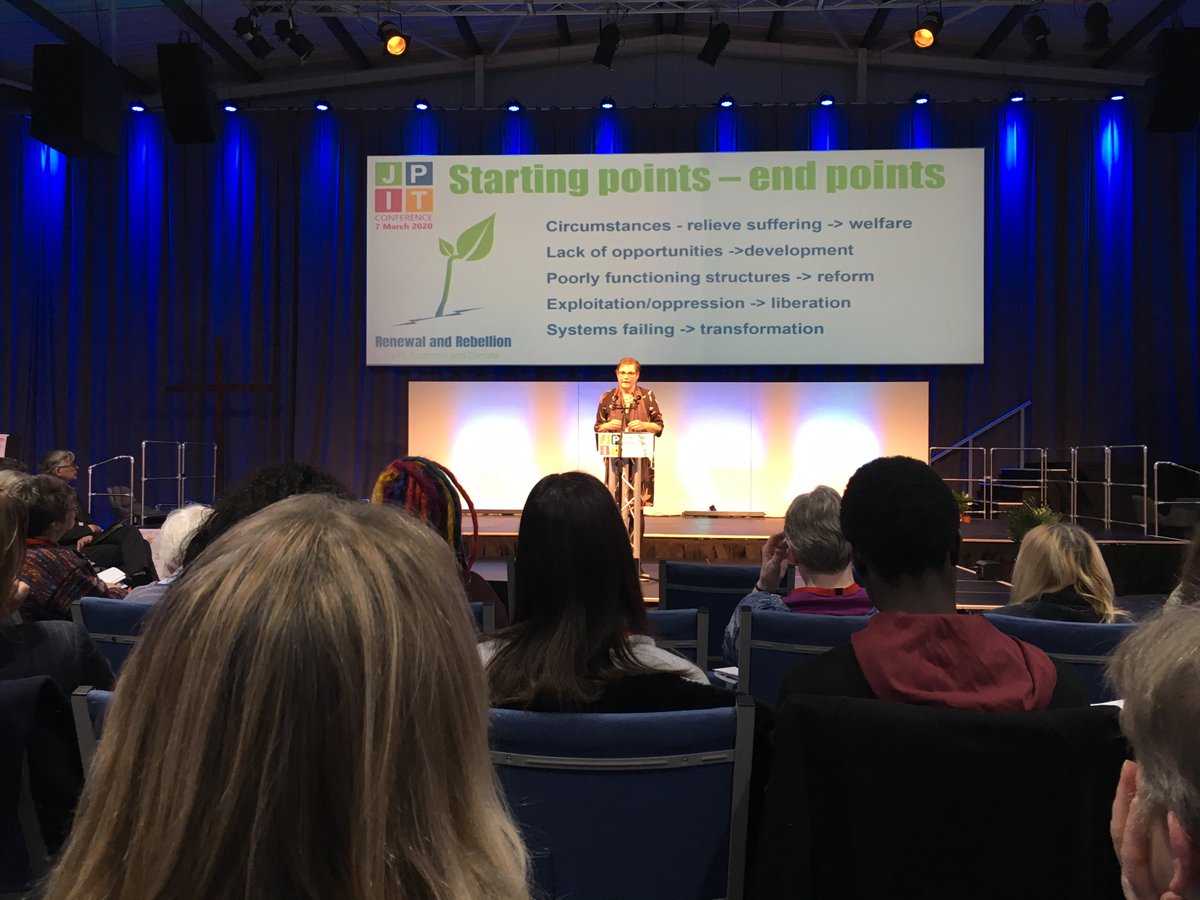 Christine Allen at JPIT conference: ‘These approaches need to come together to tackle poverty.’