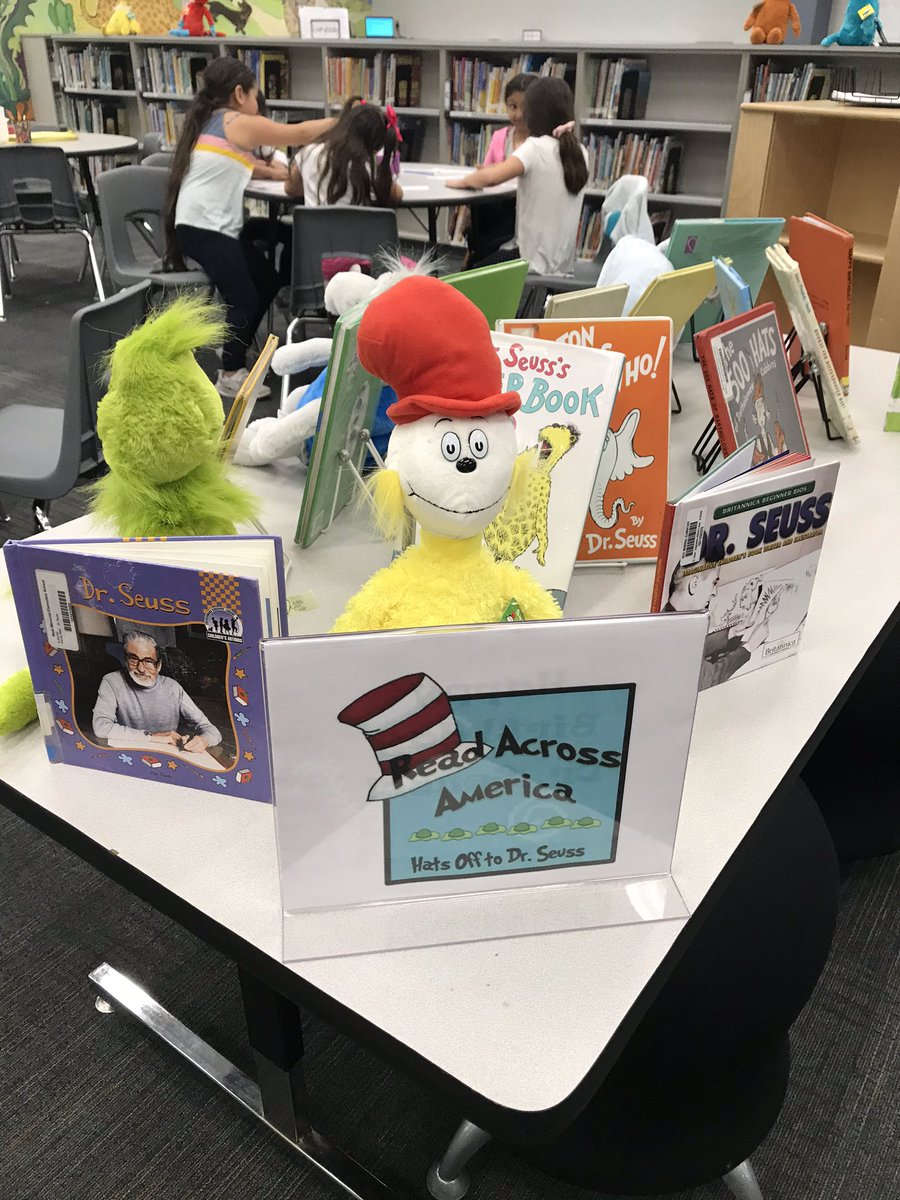 TyrrellHillary's tweet photo. Such a fun week celebrating the works of Dr. Seuss!#WMEWildcats @BeckyMarron https://t.co/0ES3gy4Hqn