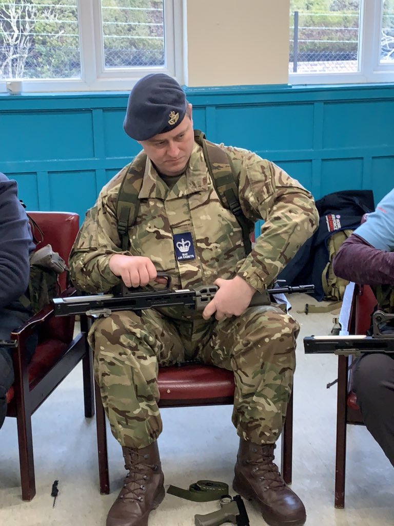 JonEvansRAFAC's tweet photo. At Nesscliffe Training Camp on @2WWAirCadets Annual Initial Weapons Training weekend

We even have our own @WWONo2WelshWing on the staff syndicate refreshing his drills on the Weapon System https://t.co/nZUlSVZxJJ