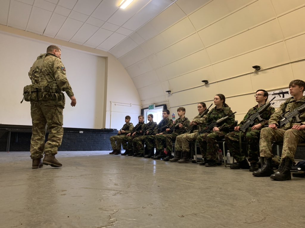 At Nesscliffe Training Camp on @2WWAirCadets Annual Initial Weapons Training weekend

We even have our own @WWONo2WelshWing on the staff syndicate refreshing his drills on the Weapon System