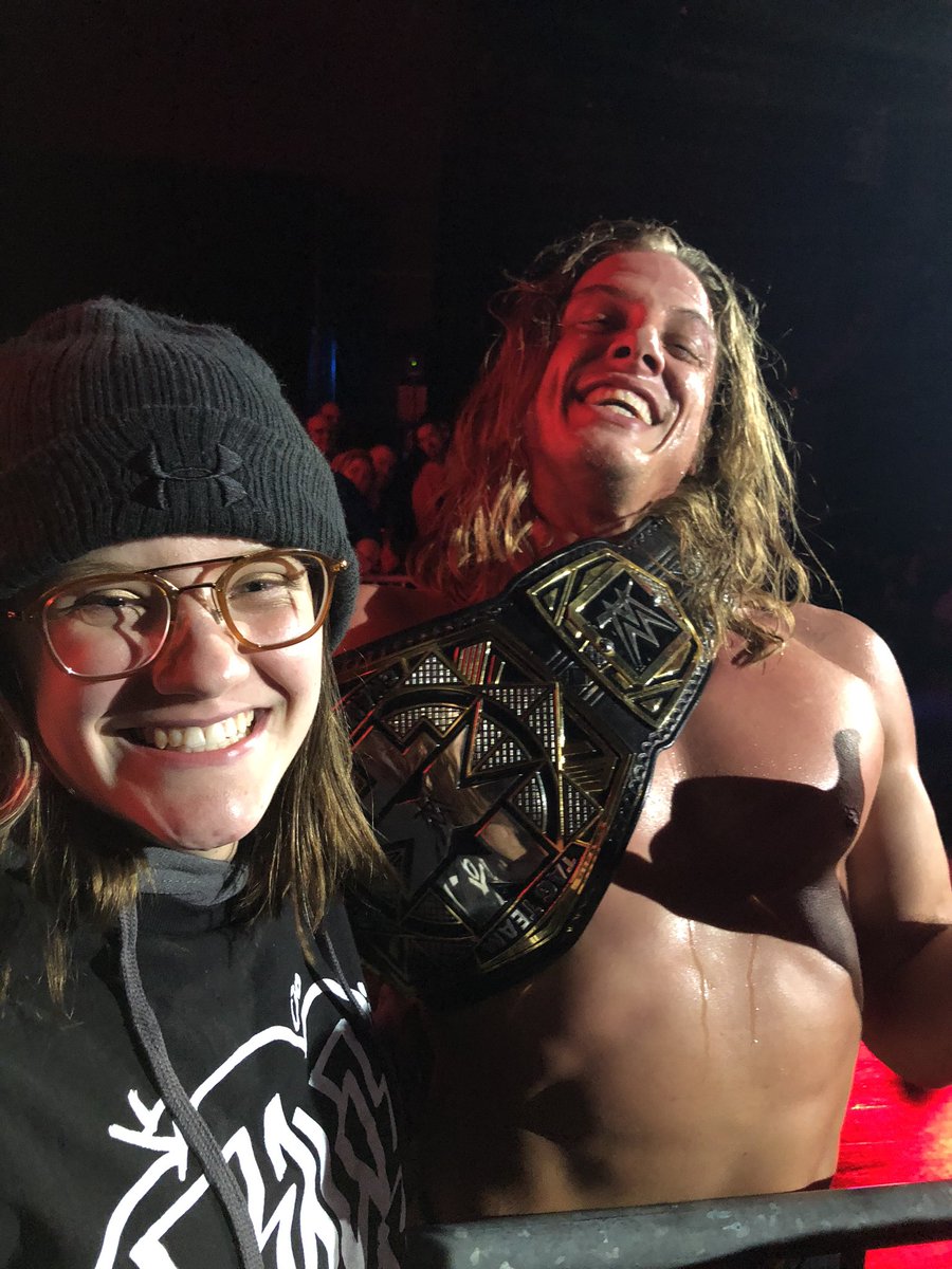 JohnnyUtah1631's tweet photo. Thanks @SuperKingofBros for making my daughter’s night. #NXTColumbus @WWENXT https://t.co/EE5I73j15B