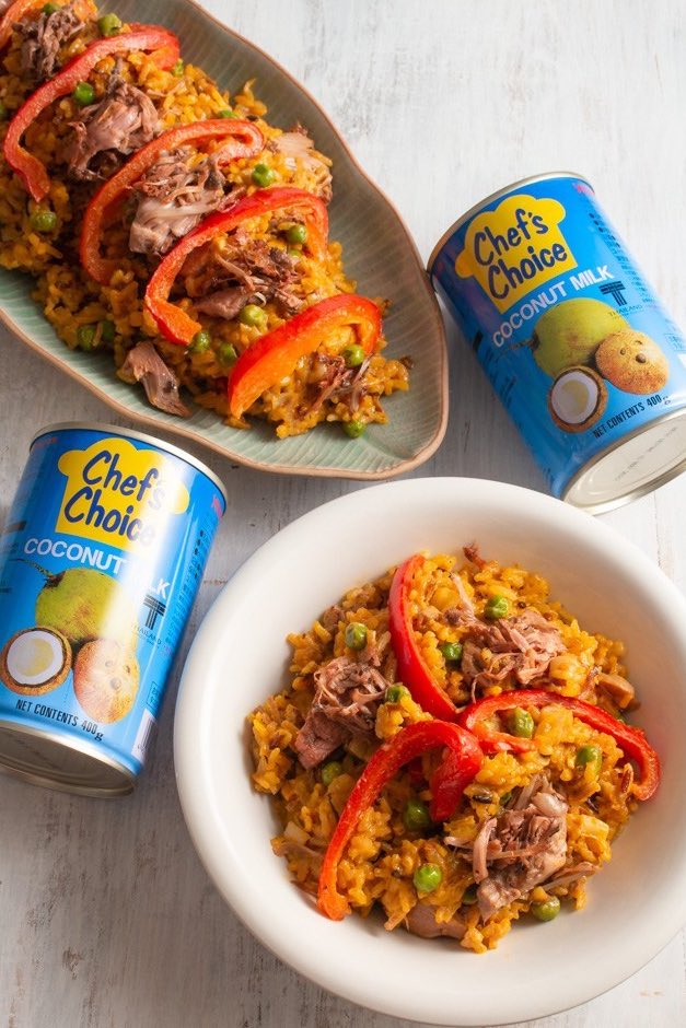 chefschoicecoco's tweet photo. The good side of staying home more is trying out and enjoying more home cooking! Here’s a dairy free version of arroz valencia made with the wonder jackfruit 💖 Amazing 😘

#chefschoice #coconutmilk #chefschoicecoconutmilk #ココナツミルク https://t.co/ndMC5uDkmQ