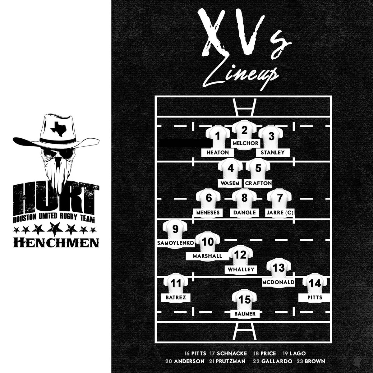 iplayhurt's tweet photo. SATURDAYS A RUGBY DAY!
HURT travels to battle the Coronavirus and San Antonio RFC!
The Henchmen D3 travels to Kingwood!
If you're in San Antonio or Kingwood come out and catch either game at 2PM CT.

#iplayhurt #houston #HURTrugby #texasrugby #houstonrugby #usarugby #rugby https://t.co/5LUTGsRnKv
