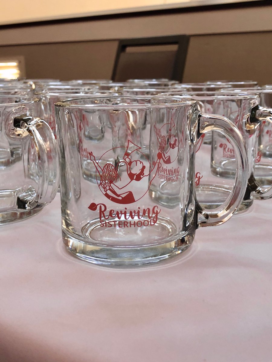 RISEsisterhood's tweet image. SWAG! We are so proud of our new merchandise this year, including mugs with our three re-sisters. Check it out in the Park Foyer!
#RightTimeRightNow
