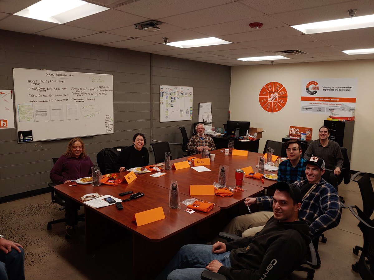 Orientation#8 100% HF participation this morning. #OrangeAtHeart @HomerFund @karen_matterson @LexieFitz2506 @homedepot2506 @Cmisotti15 @Alexis_3323 @2506operations