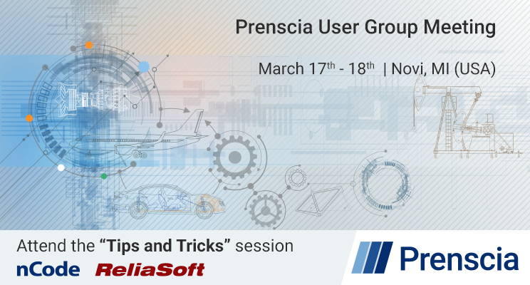 HBMPrenscia's tweet photo. Learn from real-world user stories and become a more proficient ReliaSoft or nCode software user through sessions such as "Tips and Tricks", plus the interactive workshops. Register today at https://t.co/WHd2KkYUqc! https://t.co/yU20Qe8mZS