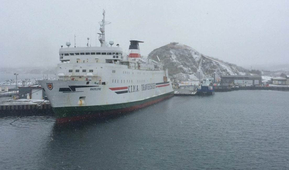 GGenierC's tweet photo. Traversier CTMA : annulation du départ prévu samedi de Cap-aux-Meules vers Souris en raison des conditions météo. Départ reporté à dimanche #icigim https://t.co/nLgF8ILda0