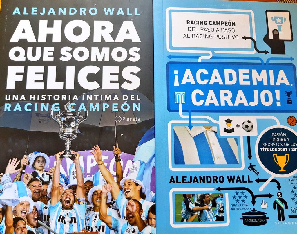 alejwall's tweet photo. ¡Feliz #DiaDelHinchaDeRacing !
📖 Sale sorteo de libros.
🍌Y es #Con9.
➡️ Seguí esta cuenta.
➡️ Hacé RT.
➡️ A las 21, salen 9 ejemplares de Academia, carajo.
✒️ Bonus Track: dos ejemplares de Ahora que somos felices 😉 https://t.co/xqPj4ksZjQ