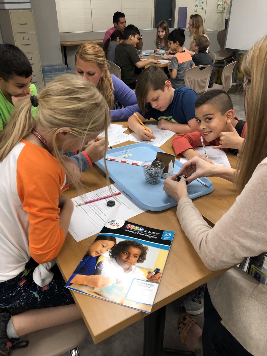 TheAutumnJoy's tweet photo. 3rd Grade started their STEM in Action last week! Exploring magnets to create a solution for cleaning a fish tank. Thank you @KatyISDEdFound for funding this awesome grant! Canโt wait to see the prototypes. #grantinaction #steminaction #fielderpride https://t.co/lrGL6BQ0P8