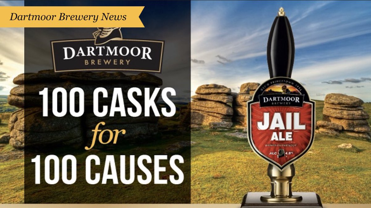 A huge thank you to the generous folk of Dartmoor Brewery who have donated a cask of #jailale for ‘An Evening with <a href="/sohsteve/">Steve Knightley</a>’ on Sat 16th May, 2020: hospiscare.co.uk/events/an-even…. #100casksfor100causes #jailale  #dartmoorbrewery #Hospiscare