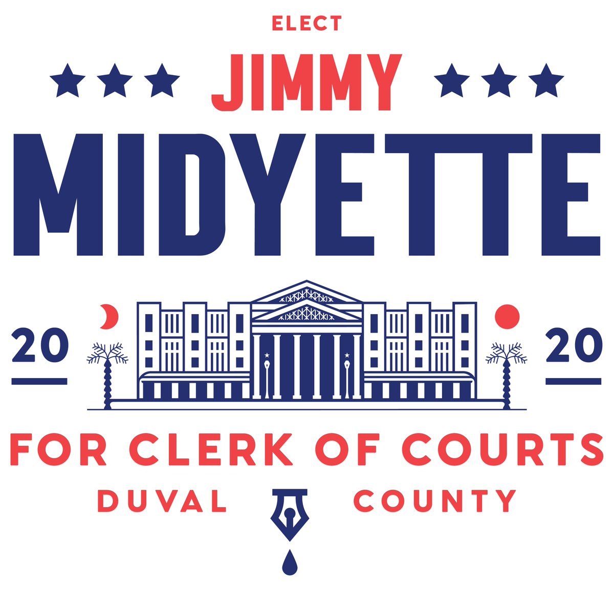 JimmyMidyette's tweet photo. Some personal news: I am a candidate for Duval Clerk of Court. I've enjoyed my time with the ACLU of Florida immensely, but Jacksonville is where my work has always been. I'm wrapping up ACLU tasks this month and will be in a position to campaign full time in April. #jaxpol https://t.co/0EKYUNmVFk