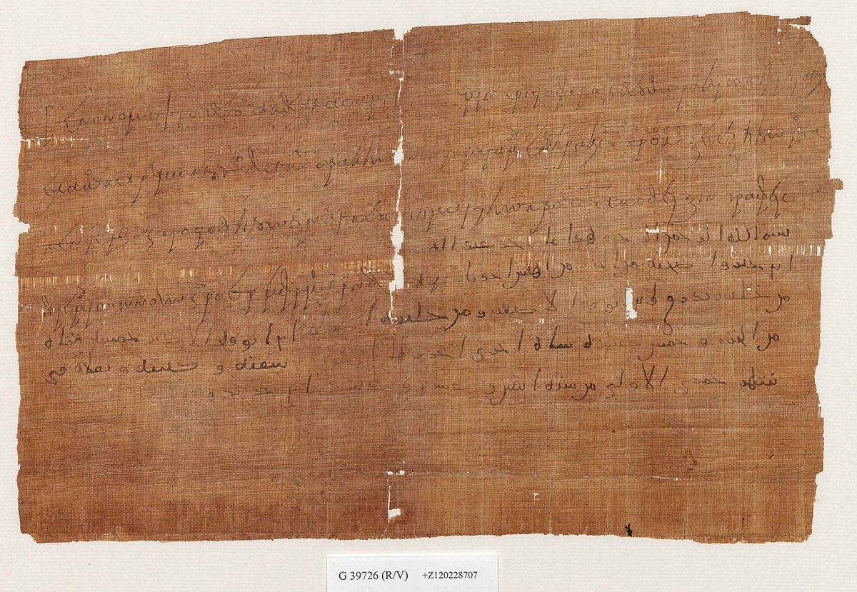 2. The two earliest known papyri with a hiǧrah dating, both of which originated in the year 22/643. @shakerr_ahmed: P. Berol. 15002 & PERF 558.