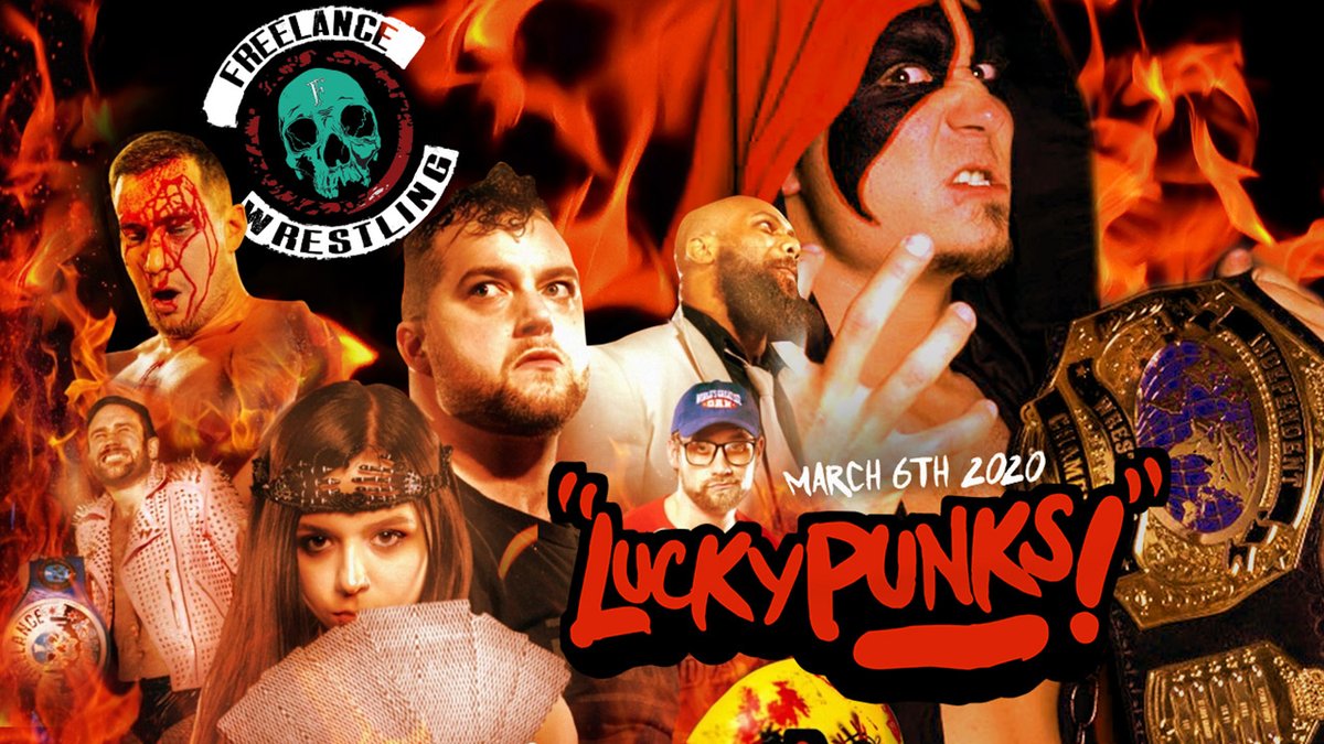 indiewrestling's tweet photo. ICYMI - The VOD Replay of @FreelanceWres #LuckyPunks is now available.
https://t.co/t6ZjOu3Qfe
@EFFYlives @CraigxMitchell @Egos1313 @GPAthinks @arikcannon @DarinCorbin @PWSpaceMonkey @JPWarHorse @ColtCabana @MikeyBMOC @ShaneSabre @DazeZhaVoo @DanhausenAD https://t.co/it28a3e0lD