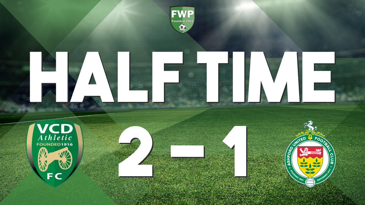 FWPVCDAthletic's tweet photo. HALF-TIME: @FWPVCDAthletic 2-1 Ashford United https://t.co/eBcfq7MsXO https://t.co/i7n8DGGIHL