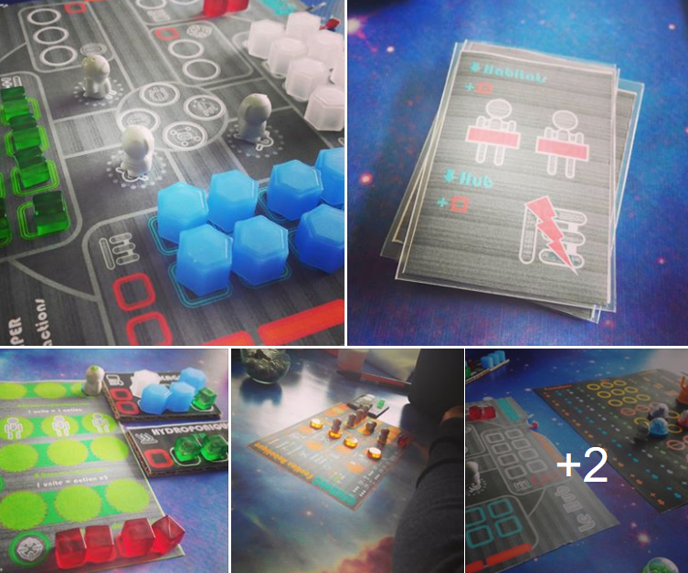 patatetenebres's tweet image. Troisième test de Qb1, un peu trop de dégâts sur les nouvelles cartes d&apos;instabilité, fin tragique pour tous les habitats!
Un grand merci aux prototesteurs/ testeuses; Eric, @LariviereL33 et Christine!
#prototest #protojeu #jeudesociété #j2s #boardgames
