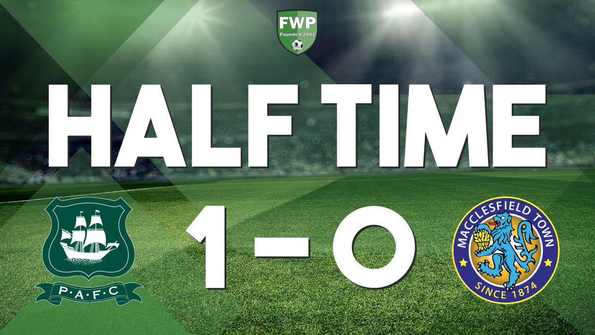 FWPPlymouth's tweet photo. HALF-TIME: @FWPPlymouth 1-0 @FWPMacclesfield https://t.co/xLOdPBOsw5 https://t.co/7Wtq7RvE3v