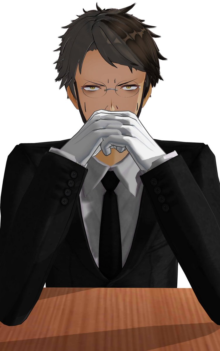 須黒デフリ デフリー V Twitter 机に両肘を立てて口元で手を組むポーズ カスタムキャスト ポズコン 須黒デフリ デフリー V Twitter 机に両肘を立てて口元で手を組むポーズ カスタムキャスト ポズコン