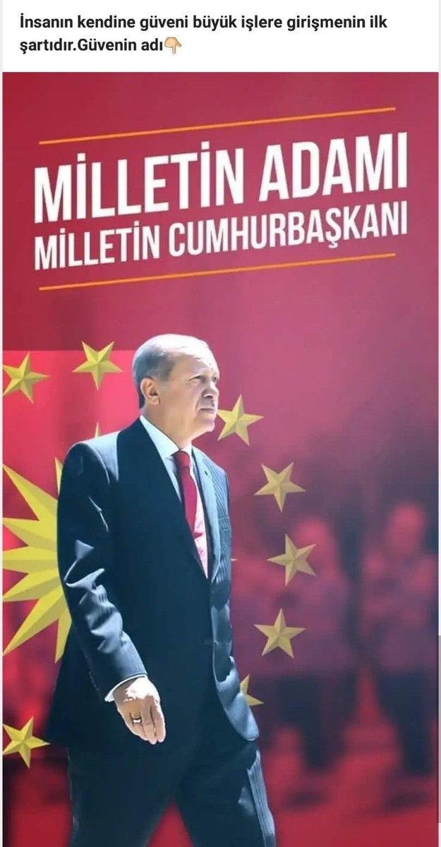 @HalimeSultan_1 @Guenes03_RTE @1453_geylani @Gnur86 @Tek_Vatan12 @zeycak @ftm_shn @Karafedaii @metamorformoz @MuCiZE_RTE @NafizAka_69 @hattapoglu_ @emine_guclu1 @Delidnd1 @akbasmarkt @EmineGze2 @ERDALACAR69 @yalcin1940 @omergoze_5528 @tovbekar_asi34 @ADLER38 @Aydnmermerci @unnaman61 @_Aksevdam_Mavii @ReisM75 Ahir zaman  Ümmetinin Dua niyazı ile Allah’ın İhsan ettiği, sözünün eri,Emin, Gurur kibir bilmez,
-Yetim ile ağlar, büyük ile büyük küçük ile küçük olur
Dünya üzerin ezilmişin ümidi
İslamın sahibi 
İşte buna #RTErdoğan Diyoruz
Rabbimiz Sana Uzun ömür versin
Vatan selameti için🤲