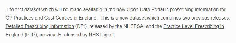 owenboswarva's tweet photo. #NHS Business Services Authority (@NHSBSA) will launch its #OpenData Portal by the end of March 2020 https://t.co/mgP8Mw3MGT #CKAN #NHSdata #prescribingdata https://t.co/b3xq2DP07G