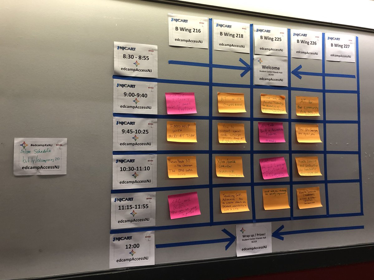 The learning is in full swing at #edcampxsnj Follow along with the on line schedule and session notes. bit.ly/edcampxsnj20 #atchat  #at4nj #njed