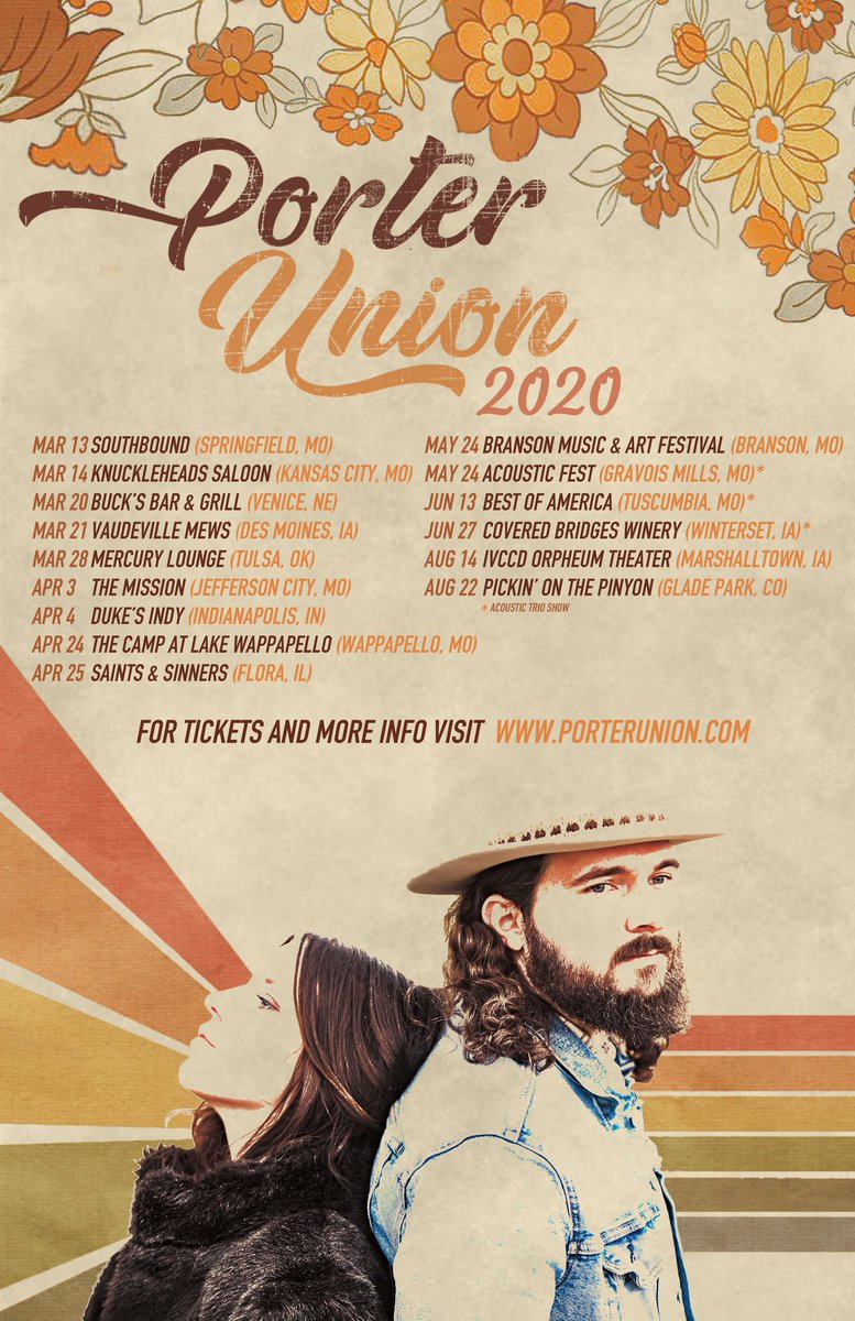 Atomic Music Group (@atomicmusgroup) on Twitter photo <a href="/PorterUnion/">Cole & Kendra Porter</a> just dropped their new album “Loved & Lost”. Make sure you check out upcoming tour dates.
Apple Music: apple.co/2Tpot4G
Spotify: spoti.fi/2IulLVb
Amazon: amzn.to/38r0pCP
CD & Vinyl: porter-union.myshopify.com <a href="/PorterUnion/">Cole & Kendra Porter</a> just dropped their new album “Loved & Lost”. Make sure you check out upcoming tour dates.
Apple Music: apple.co/2Tpot4G
Spotify: spoti.fi/2IulLVb
Amazon: amzn.to/38r0pCP
CD & Vinyl: porter-union.myshopify.com