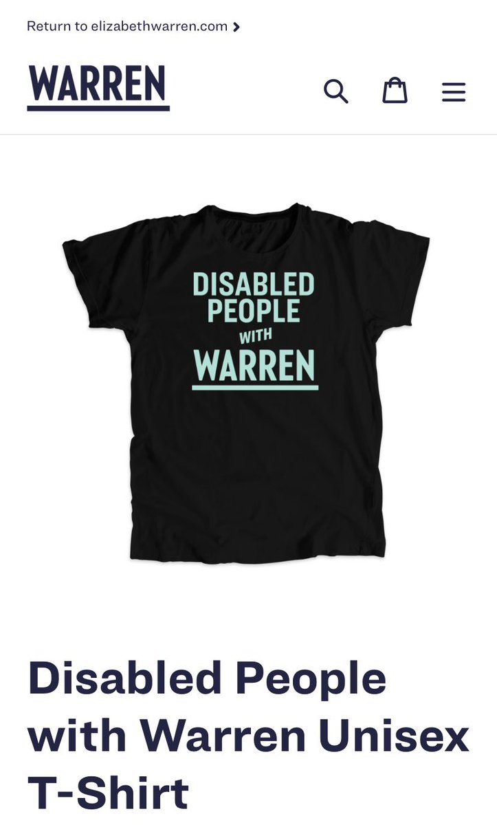 tuttlebean's tweet image. Yet another thing to miss about @ewarren and the level of detail and nuance she put into everything.

Whether you prefer #personfirstlanguage or #identityfirstlanguage, she had a shirt for you.

💔