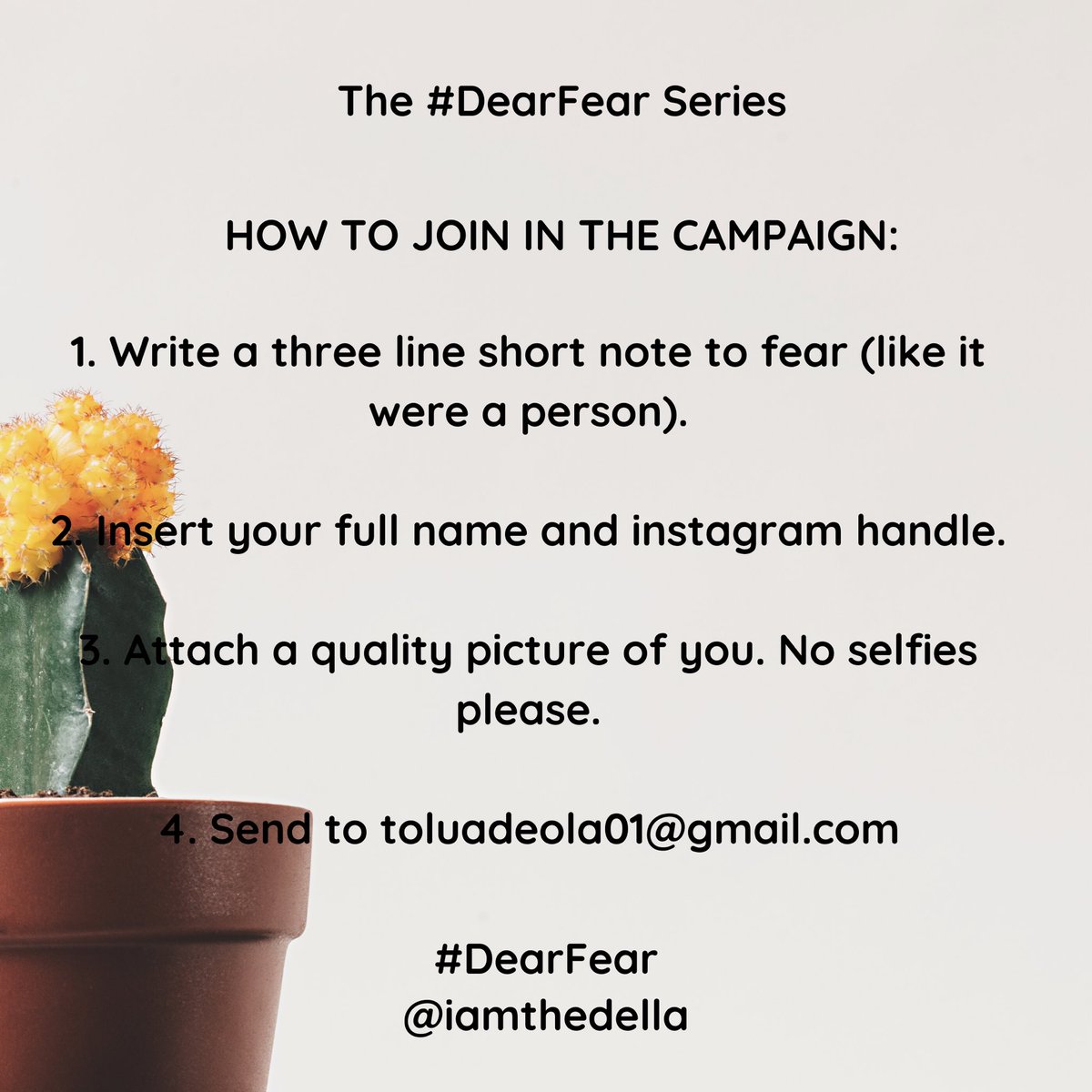 iamthedella's tweet photo. THE DEAR FEAR SERIES (1)!
.
We did not come here to joke. You don’t know me so why tell me what I can do or not? Dear fear, I’m holding on to your lies no longer.
.
I have found my identity!
Mi o se mo!🙄
#DearFear!
#DestroyingFear https://t.co/DgvWYKbDpa