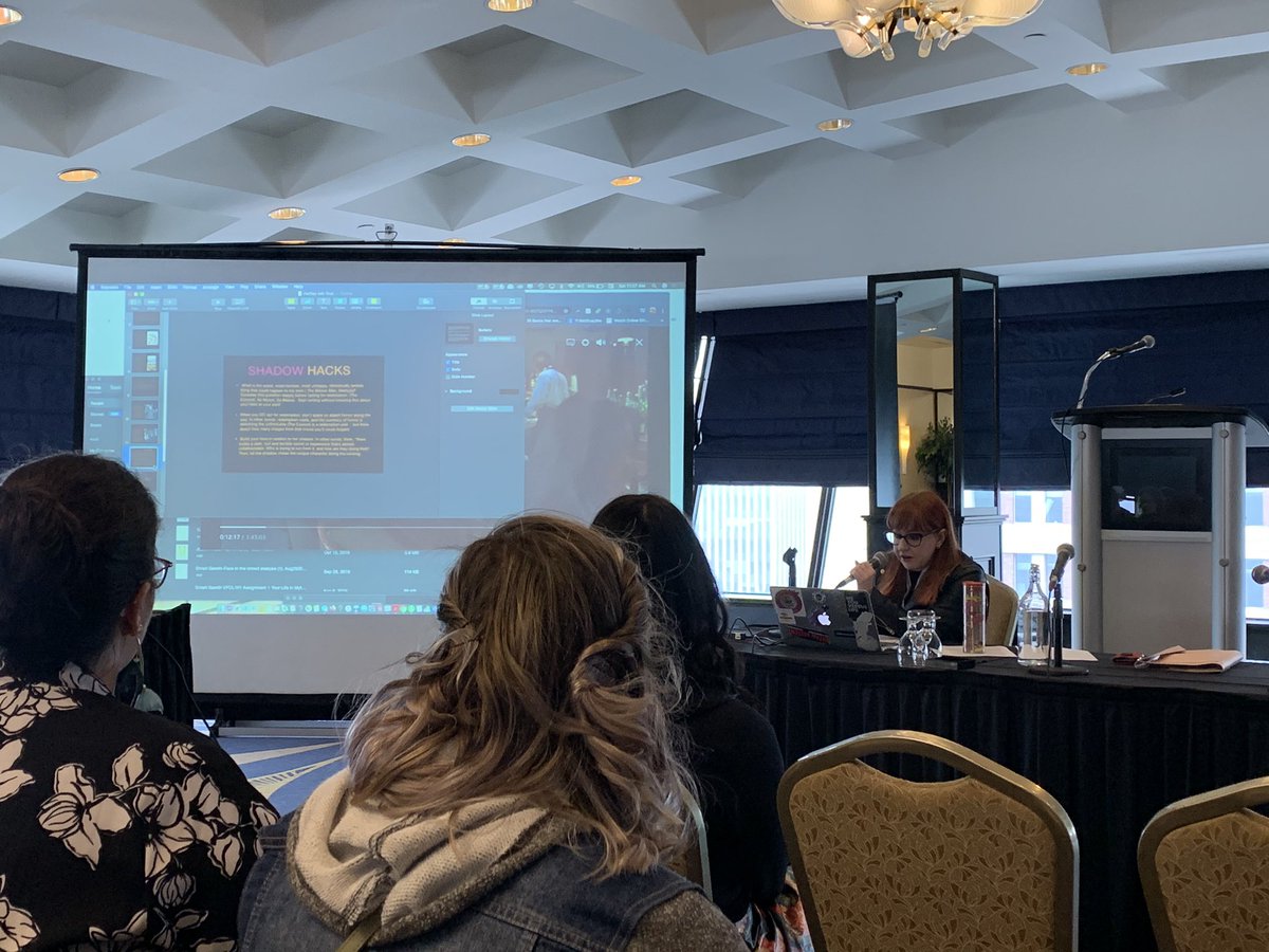 ocean_opal's tweet image. Great session on writing women in horror with @nicolesaltz at #WMWHFX. Thoughtful discussion on how to write more roles for women that are not based in being victimized. @wiftat