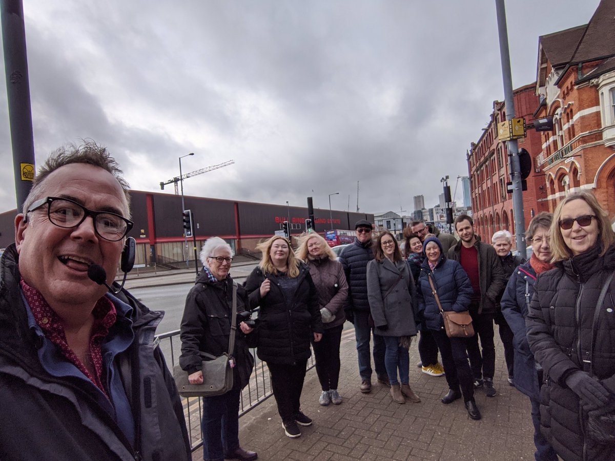 Ktphotouk's tweet photo. Me looking goofy with a fantastic group of guests on today’s Digbeth, gargoyles Brylcreem and riots walking tour.
Let’s explore Birmingham together.
#Digbeth #walkingtour #Brylcreem #riots #gargoyles #Birmingham #History #Heritage #Tolkien #rowton #walking #tour #Brum https://t.co/aybv7GHF5e