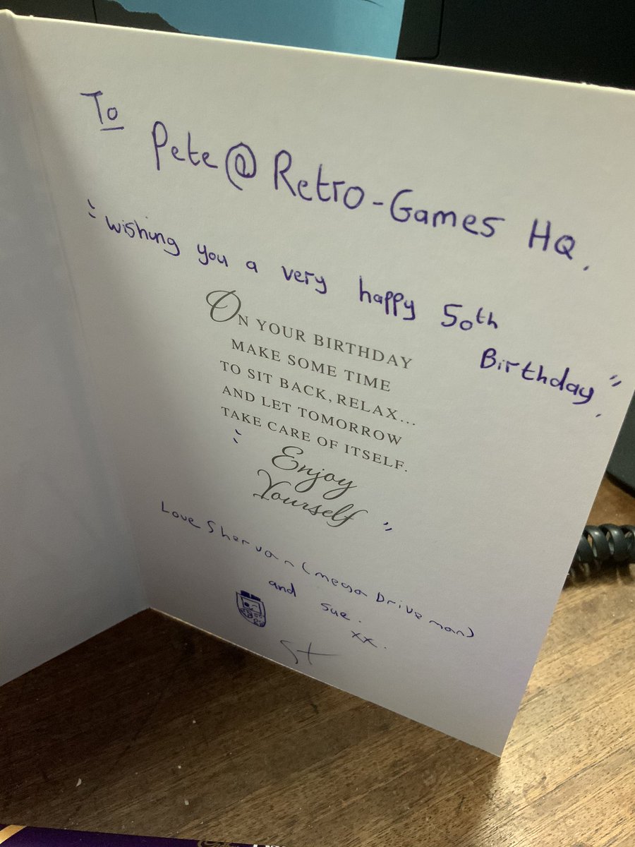 RetroGames_HQ's tweet photo. From one of my youngest customers . How nice is that. Made my day #retroteen #retrobirthday #50today #retrogames #retrogames_hq https://t.co/RS8pa1brI3