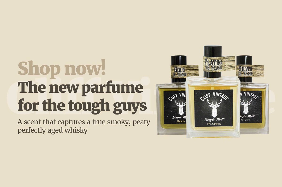 BasicModeShop's tweet image. De unieke Eau de Parfums van CLIFF VINTAGE nu ook online te bestellen via de Webshop van Basic Mode! 

Dit lokaal gebrouwen 😉product wordt gemaakt in het Noorden van Nederland en ruikt echt geweldig! 

Stoere mannengeur! 

#cliff #vintage #geurtje #parfum #eau #tolitette