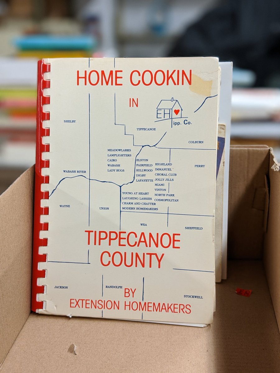 FoWLPL's tweet photo. Home Cookin in Tippecanoe.

This and more at our Spring Book Sale, April 3rd-8th.

More info https://t.co/A5QwUgLlKq https://t.co/lqDVFMTQ0W