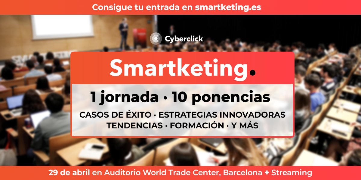 SelligentIB's tweet photo. El @SmartketingDay 2019 reunió a más de 200 profesionales del #marketingdigital. Además, se retransmitió en directo 🎥 en todo el mundo. Si aún no tienes planes, el 29 de abril repetimos. ¡Te esperamos! https://t.co/nB0uECi9XL https://t.co/YXa20OQ1en