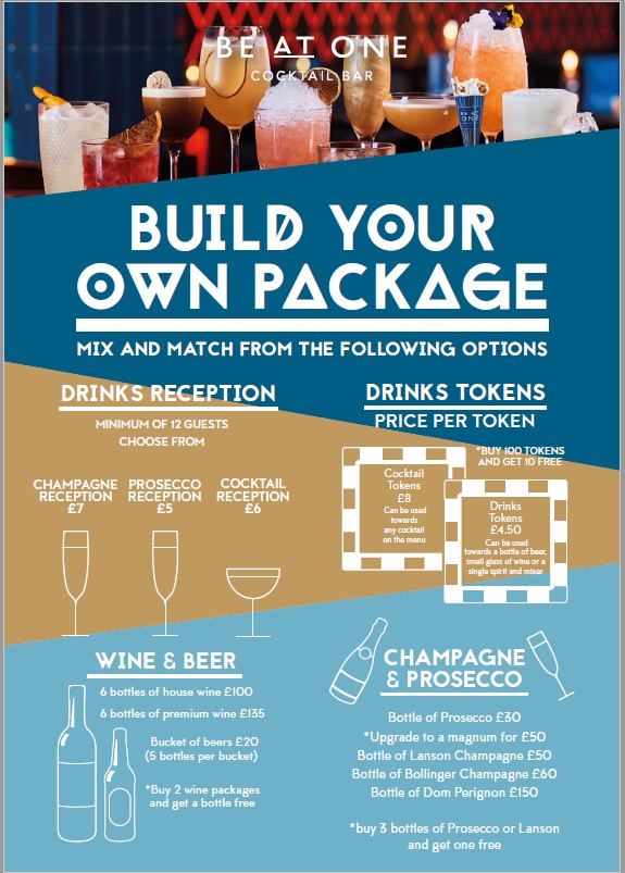 Be at One Manchester know how to throw a party! 🎉

And we have some great drinks packages to go with them!

Enquire about our areas and let our designated party planners work their thing!

🍸🍸🍸

beatone.co.uk/bookings