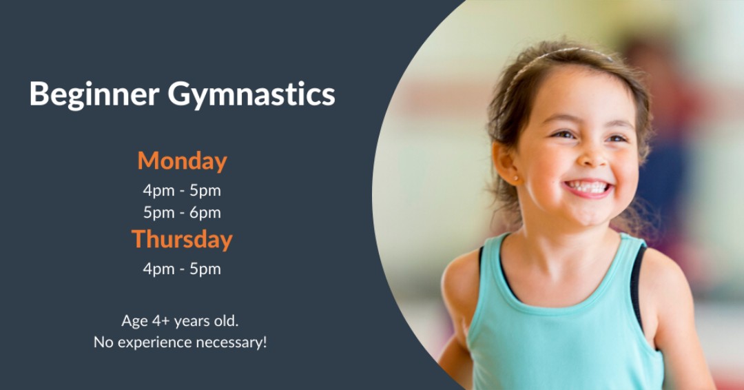 Nothing to do on a Monday evening? 🤩

We have spaces available now in our Monday and Thursday beginner gymnastics classes 🙌

Start a brand new sport this season 🤸‍♀️ Enquire now, before the spaces are filled > ow.ly/q7ul50yExuA