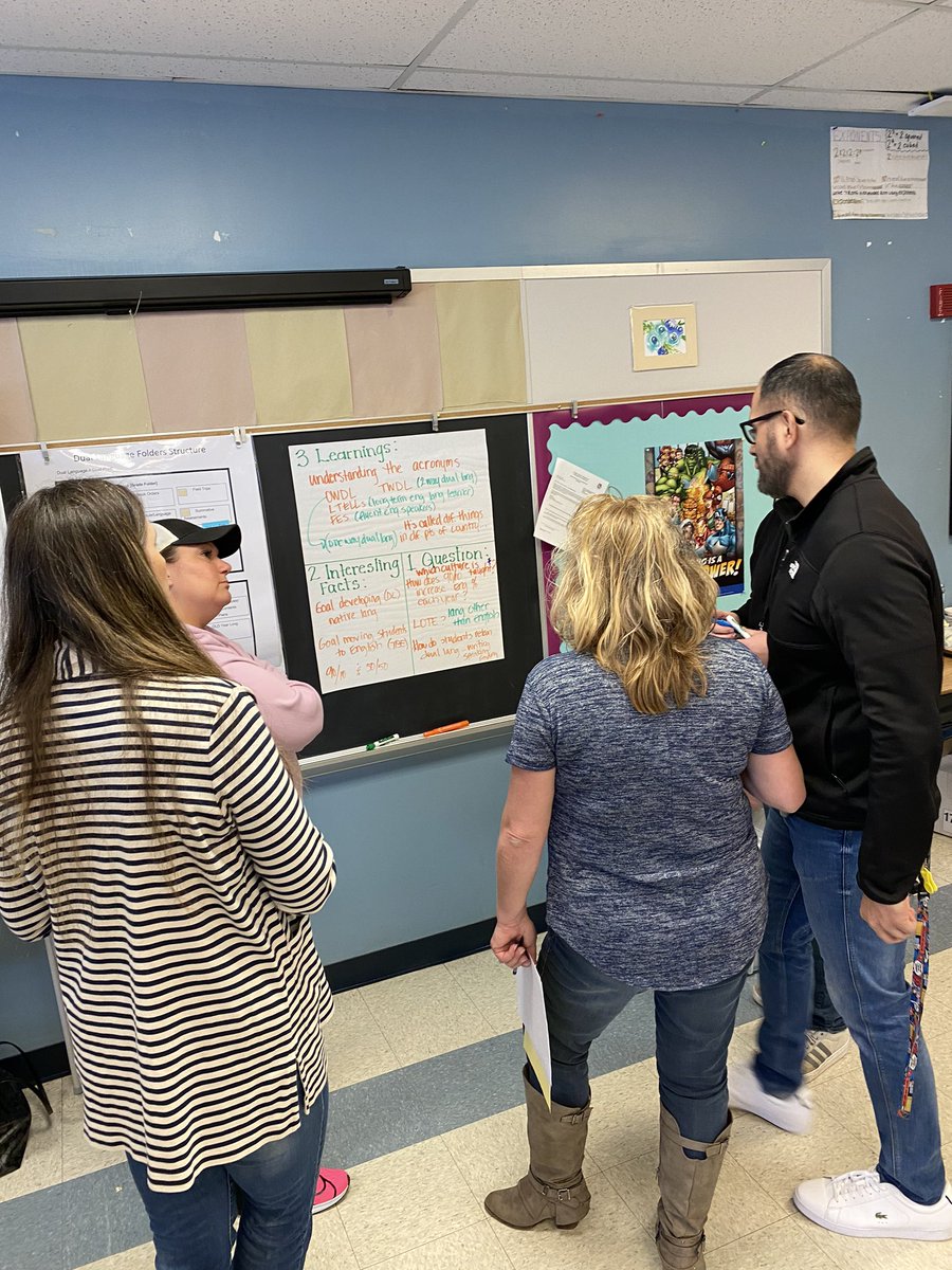 NGBurgos's tweet photo. @D99Cicero Principals getting their learn on our Dual Language program structure and curriculum!  💙Directores aprendiendo sobre la estructura de nuestro programa dual y currículum. 💚#DualLanguageROCKS! #YesitisaSaturday! #orgullo99 #d99pride https://t.co/niA2u7jwUU