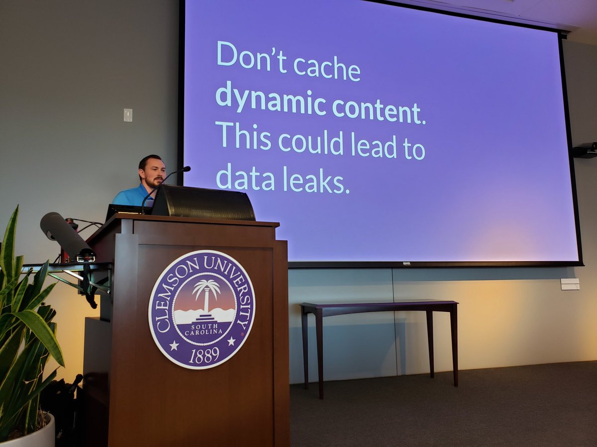 LoveBuiltLife's tweet photo. Don't cache dynamic content!! Especially if you have an estore!.. Test your site! #WCGVL https://t.co/hW9CG2A7Oi