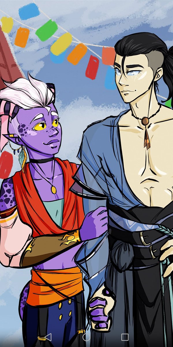 oraclespeakers1's tweet photo. They r cute βΊοΈ
#dnd #dungeonsanddragons #dnd5e #tieflingbard #tiefling #humanmonk #digitalart https://t.co/sBOR19d120