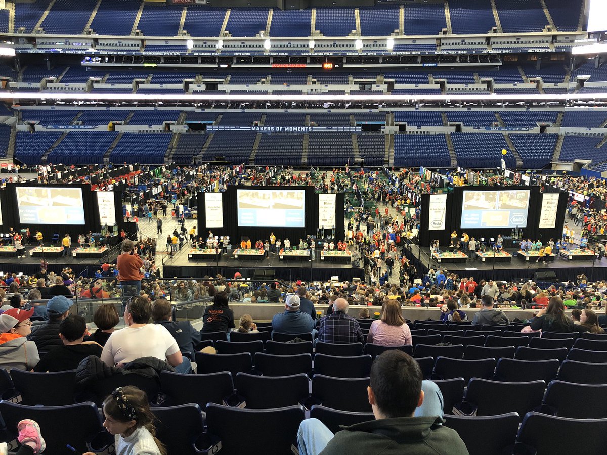 BoilerCindy's tweet photo. Robotics State Tournament with Bright Elementary! https://t.co/KTelttRHq6