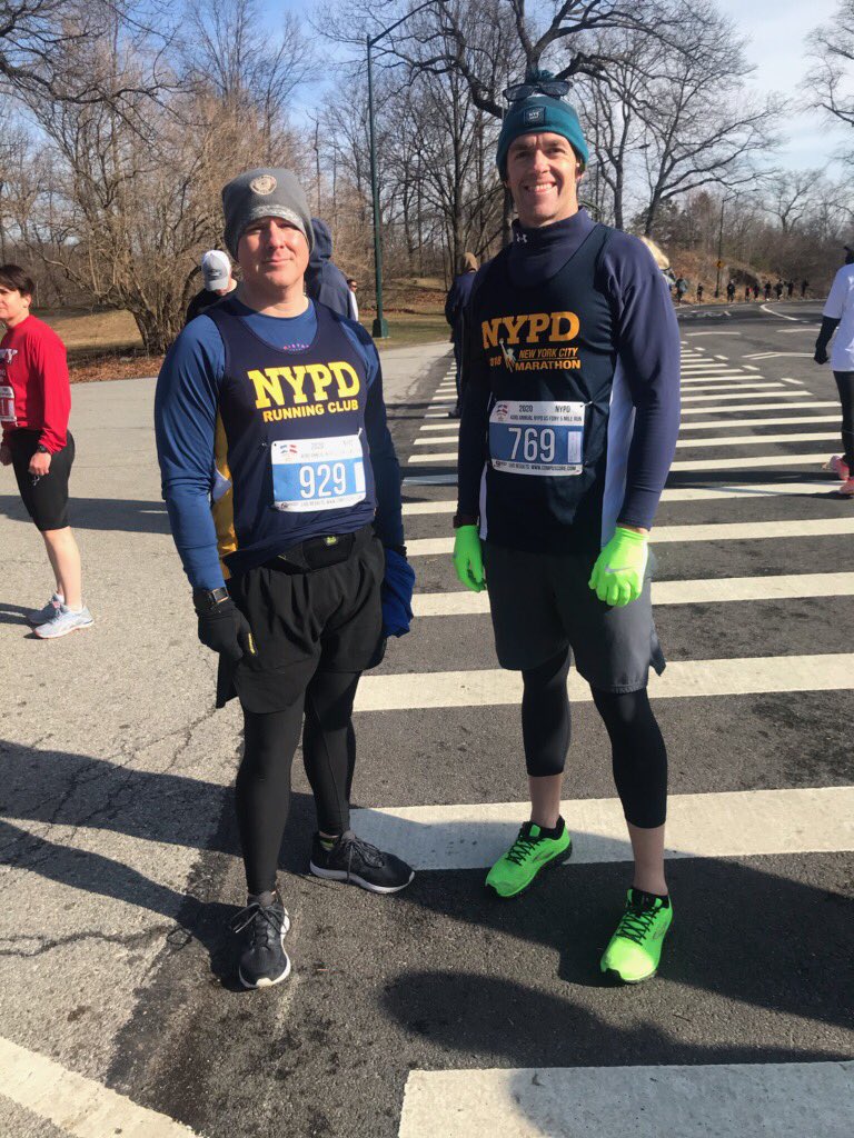 NYPD88Pct's tweet photo. Today the @NYPD88Pct’s very own Lieutenant Delaney &amp; Police Officer Pollock, completed the 43rd annual #NYPD vs @FDNY #5mile run in @CentralParkNYC. #WayToGo @cdel31 https://t.co/Hqa7WKI1zg