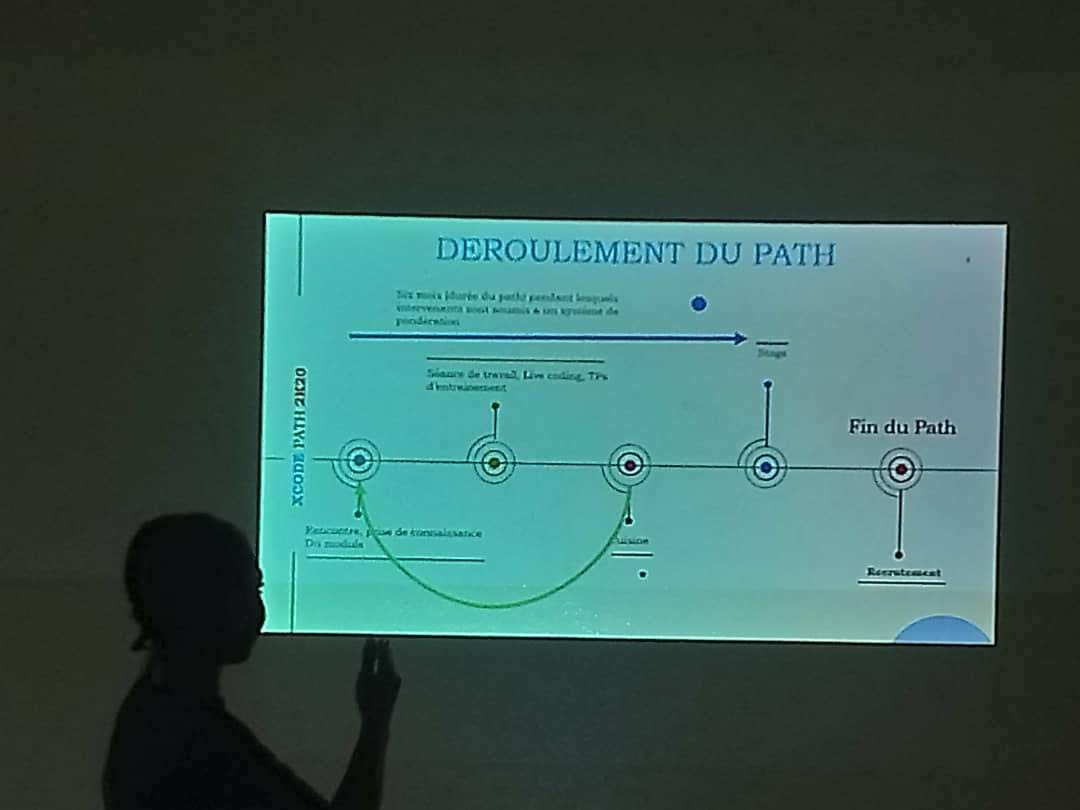 sorellekana's tweet image. C&apos;est quoi le #XCodePath ? 
Merci à @Kengza_GK et @krawist pour cette belle présentation. 

En quelques mots, il s&apos;agit d&apos;une formation autodidacte orienté où les participants apprennent d&apos;eux même, mais en plus bénéficient de l&apos;assistance de plusieurs mentors expérimentés.