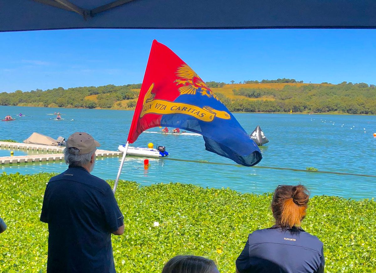 stjohns_college's tweet photo. The U16 Double with Matthew Ward and Micahel Giltrow won silver at the SA Schools Rowing Champs. Good work, men. #SJCRowing #LuxVitaCaritas https://t.co/9vru9Drw7y