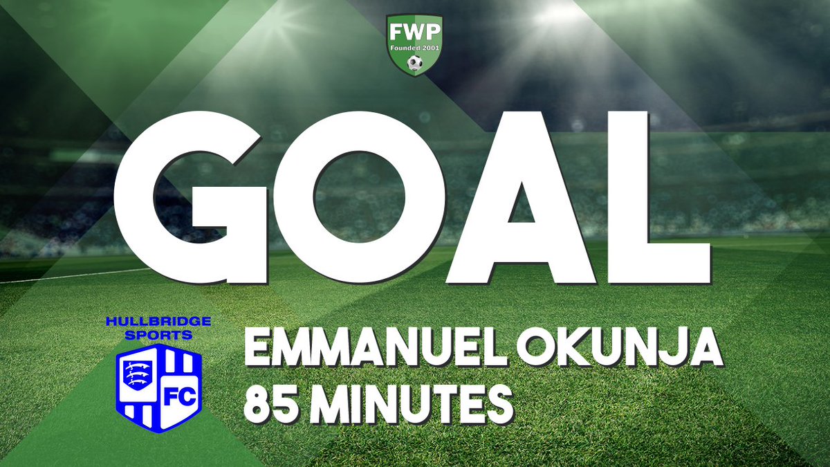 FWPBuryTown's tweet photo. GOAL: @FWPBuryTown 1-1 HULLBRIDGE SPORTS - Emmanuel Okunja (85') https://t.co/V4dGZ86vt0 https://t.co/HuTZA6QWTr