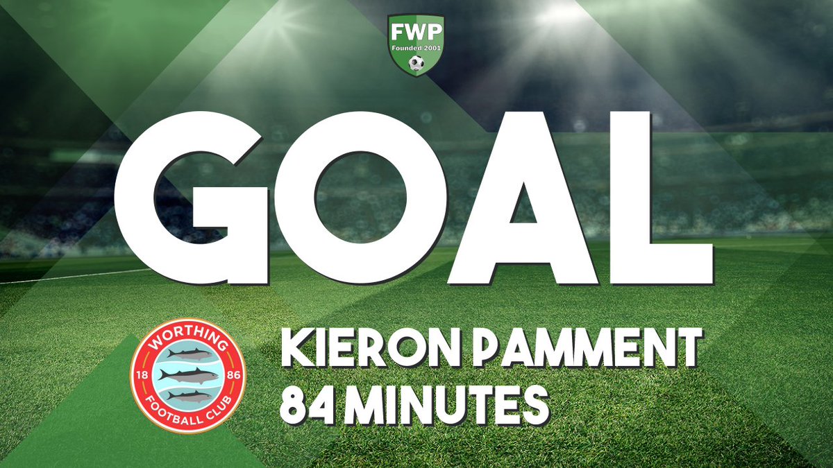 FWPWorthing's tweet photo. GOAL: @FWPWORTHING 4-1 @FWPWingateFchly - kieron pamment (84') https://t.co/vlwF5O4SnF https://t.co/xubDpwGQ18