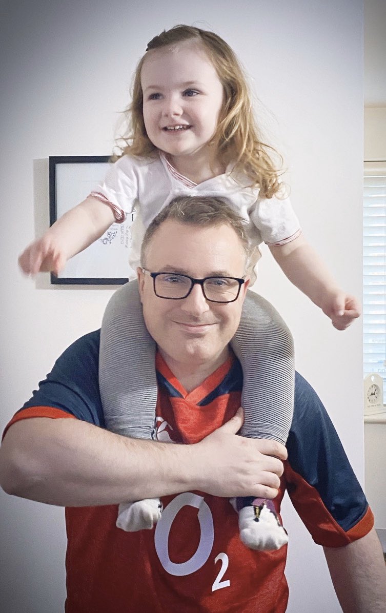 Opteka's tweet image. Let’s do this @EnglandRugby! Gracie-Beau &amp;amp; I cheering you on! #ENGvWAL #CarryThemHome #GuinnessSixNations #WearTheRose @O2sports @SixNationsRugby @canterburyNZ @ITVRugby