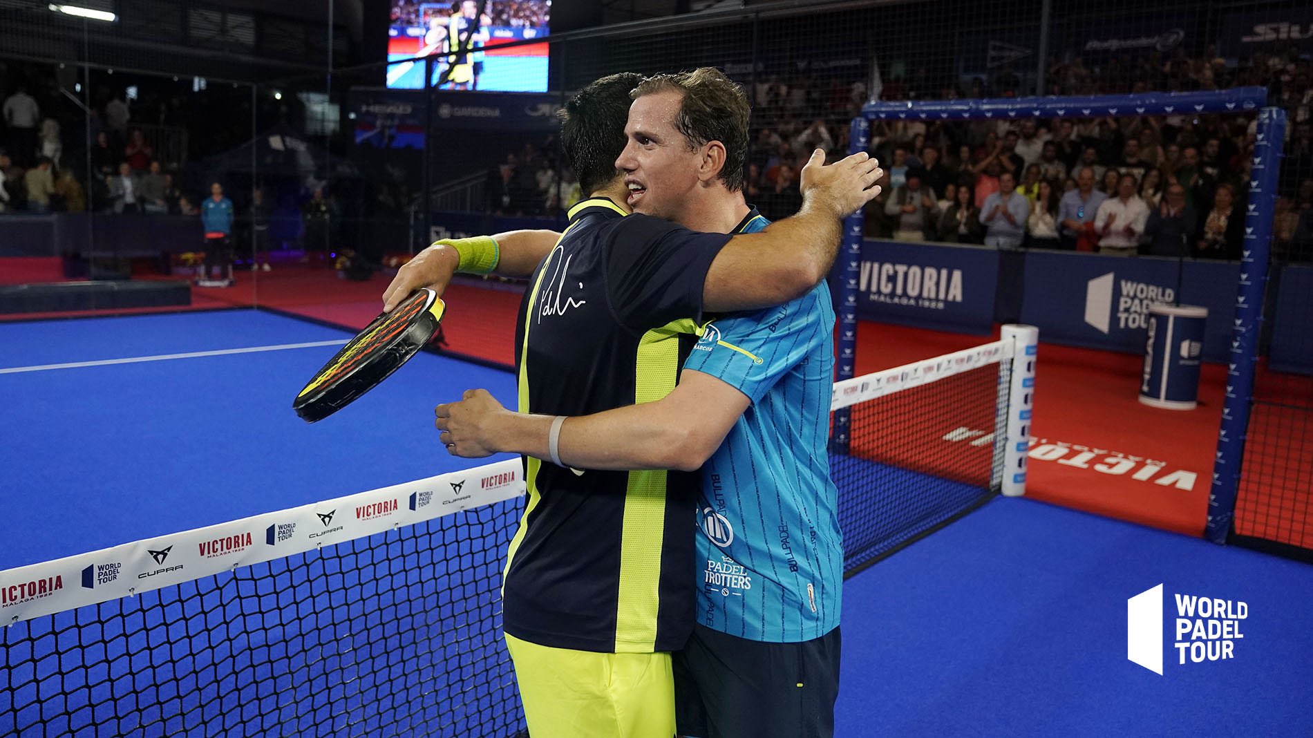 Paquito Navarro y Pablo Lima celebran la victoria. | Foto: World Padel Tour