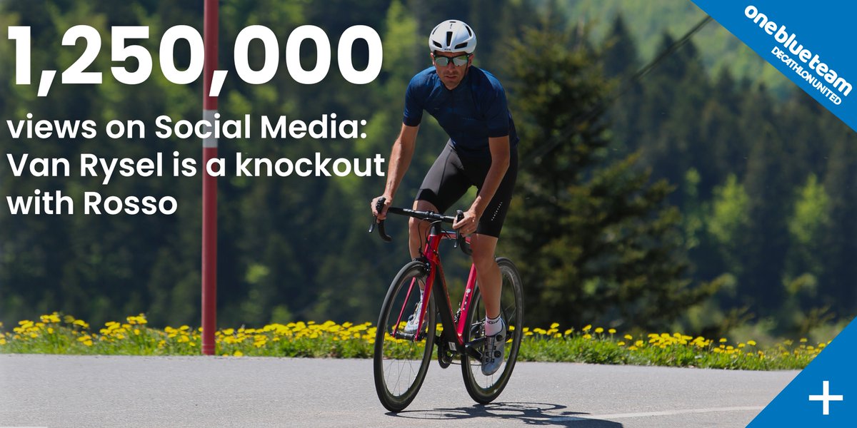 DecathlonMedia's tweet photo. 1,250,000 views on social media – all trying to get the lowdown on the "Rosso" edition, the result of a collaboration between Van Rysel and Campagnolo.

link: https://t.co/SmMxvkcYdY

#2019AtAGlance #PeopleAndPlanetFirst #DecathlonUnited #OneBlueTeam #BeTheChange @van_rysel https://t.co/1wigbSOuDh