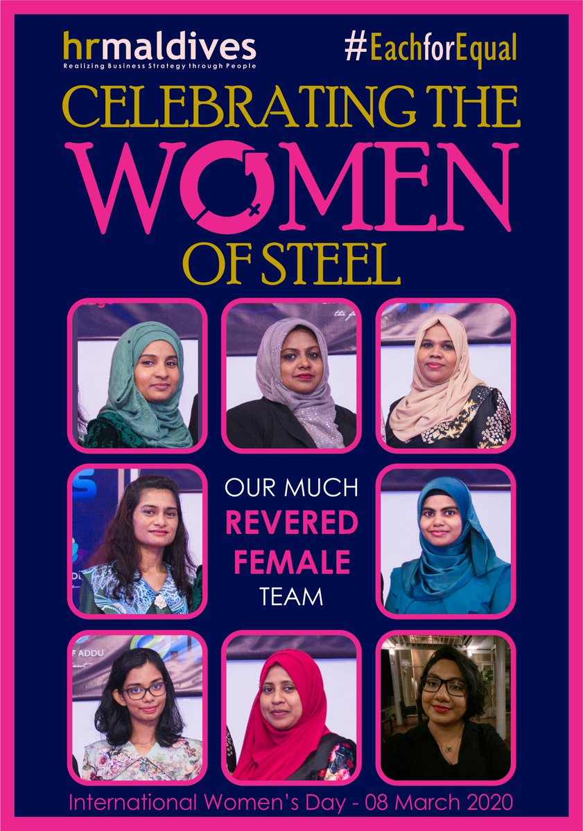HRMaldives's tweet photo. We all deserve a workplace free from any biases. Our ethos lies in creating and providing a bias-free work environment. We have always stood by it since our inception. HAPPY WOMEN'S DAY 2020 #EachforEqual #hrmaldives https://t.co/lYZYADfoRg
