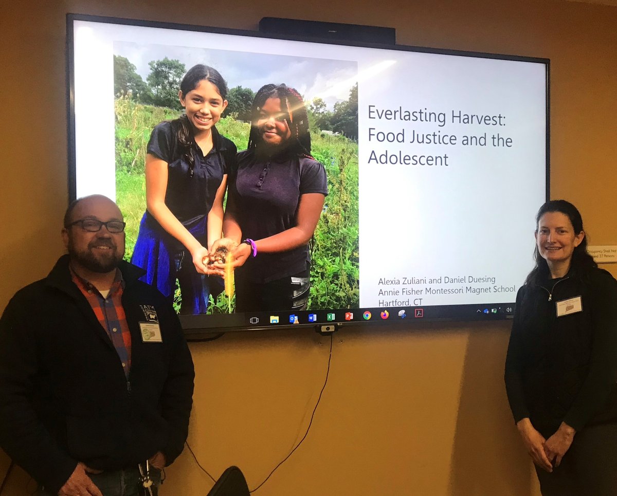 AFM teachers Dan Duesing and Alexia Zuliani spoke this weekend at OrganiConn, Northeast Organic Family Association of Connecticut’s annual conference. They highlighted their work with our students and meeting the need of the adolescent for meaningful work.