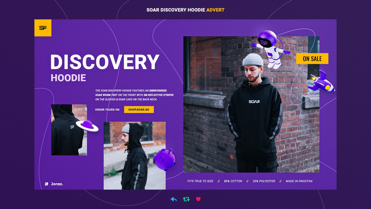 VermeerschJoran's tweet image. Header and advertisement for @SoaRGaming 

Another week, another 3D practice project.

RT and like if you enjoy these little projects